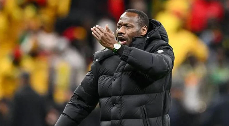 Senegal head coach Pape Thiaw