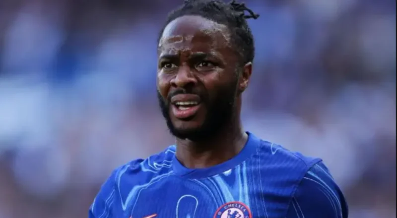 Raheem Sterling in action for Chelsea