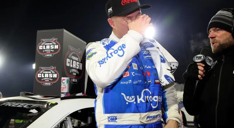 Tearful Ryan Preece wins mad wet/dry NASCAR Clash at Bowman Gray