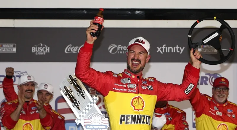 Joey Logano wins Duel #1 as Mears full-throttles into wreck to make the Daytona 500