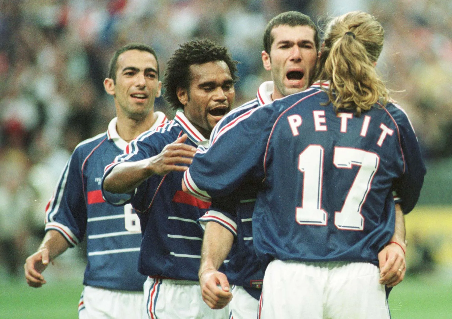 The World Cup in 1998 was eventful for Zinedine Zidane, who was sent off in the group stage and scored twice in the final.