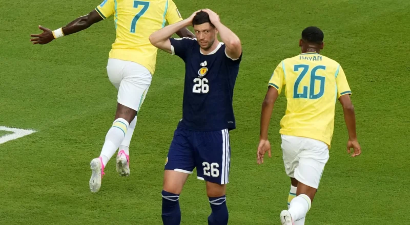 Scotland’s World Cup dream hanging by a thread after Vinícius sparks Brazil victory