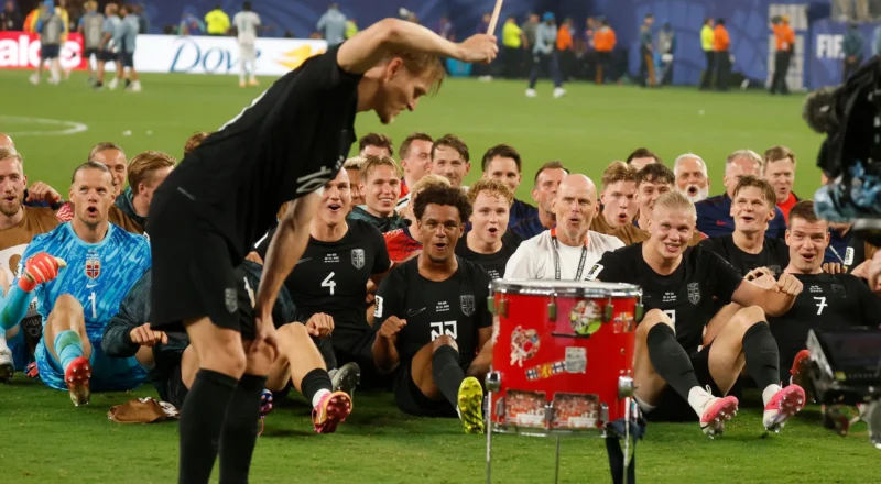 World Cup 2026: Norway’s ‘Viking row’ celebration irks neighbours; Infantino defends hydration breaks – live