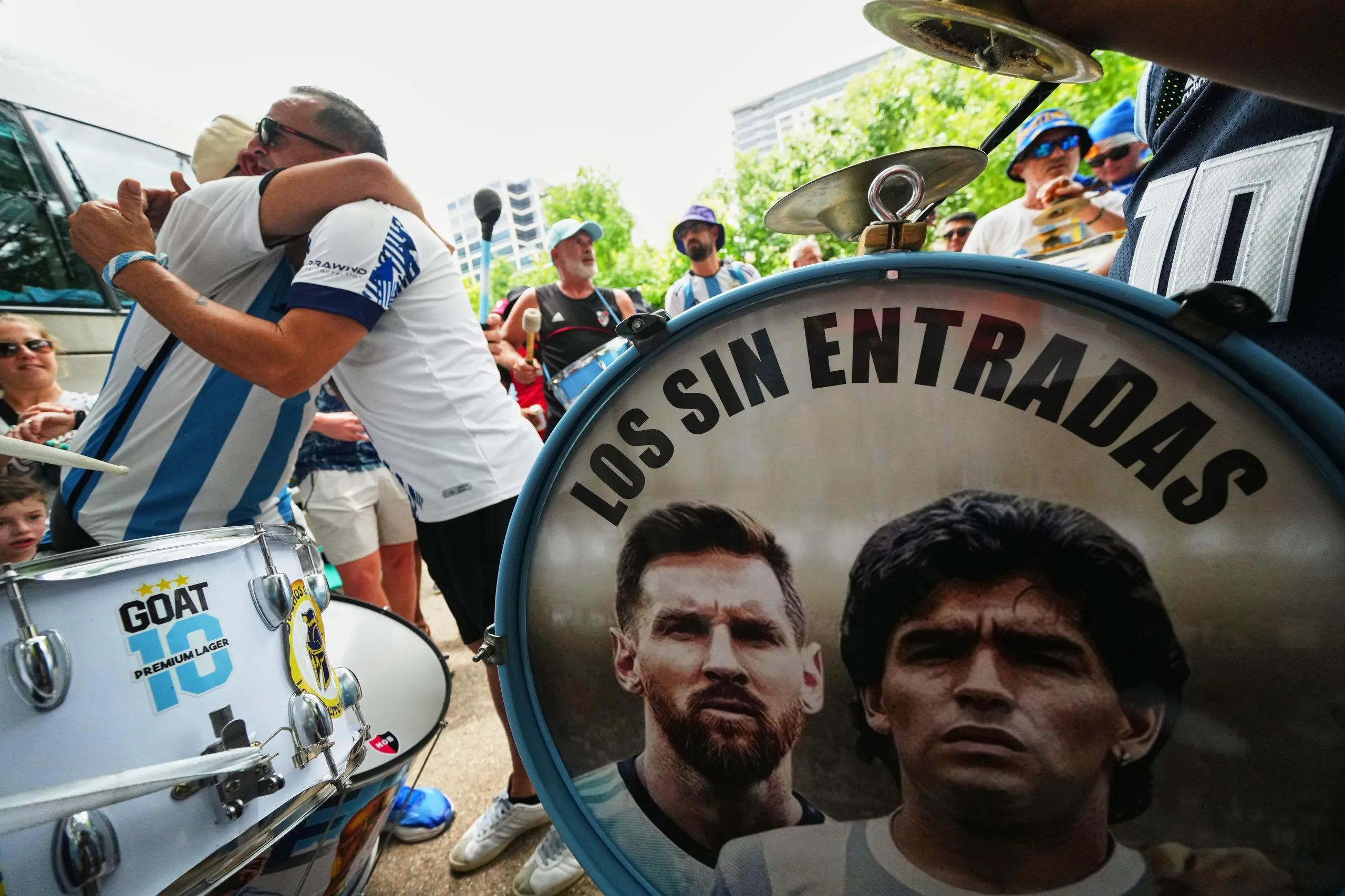 Argentina supporters rally in Dallas 