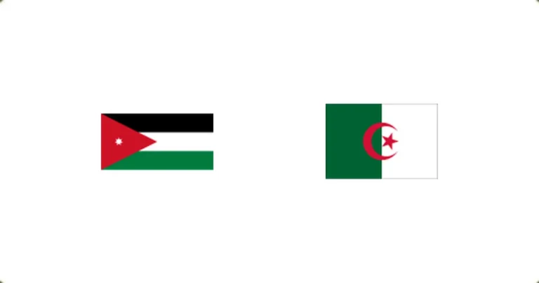 Prediction cover: Jordan vs Algeria