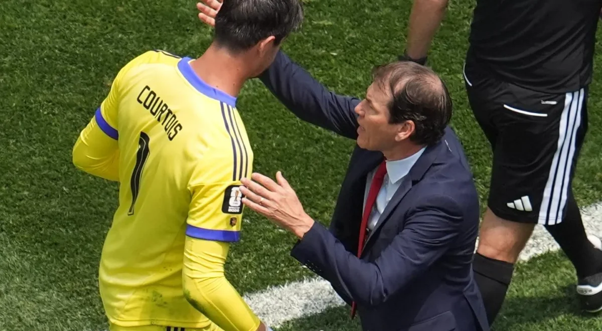 1440.jpg Rudi Garcia faces Belgian backlash for taking Courtois off in World Cup loss to Spain