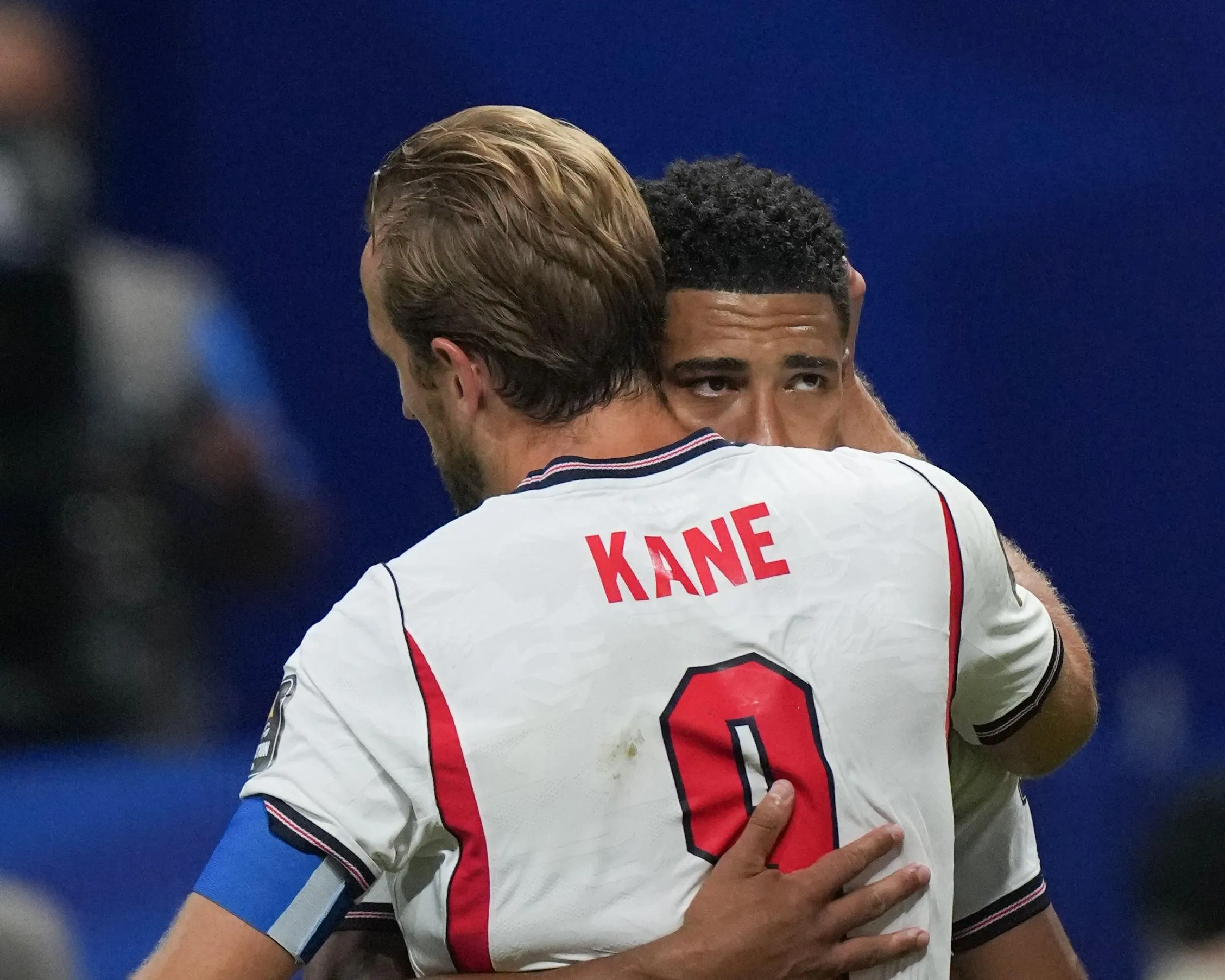 England captain Harry Kane and Jude Bellingham look dejected after semi-final defeat to Argentina