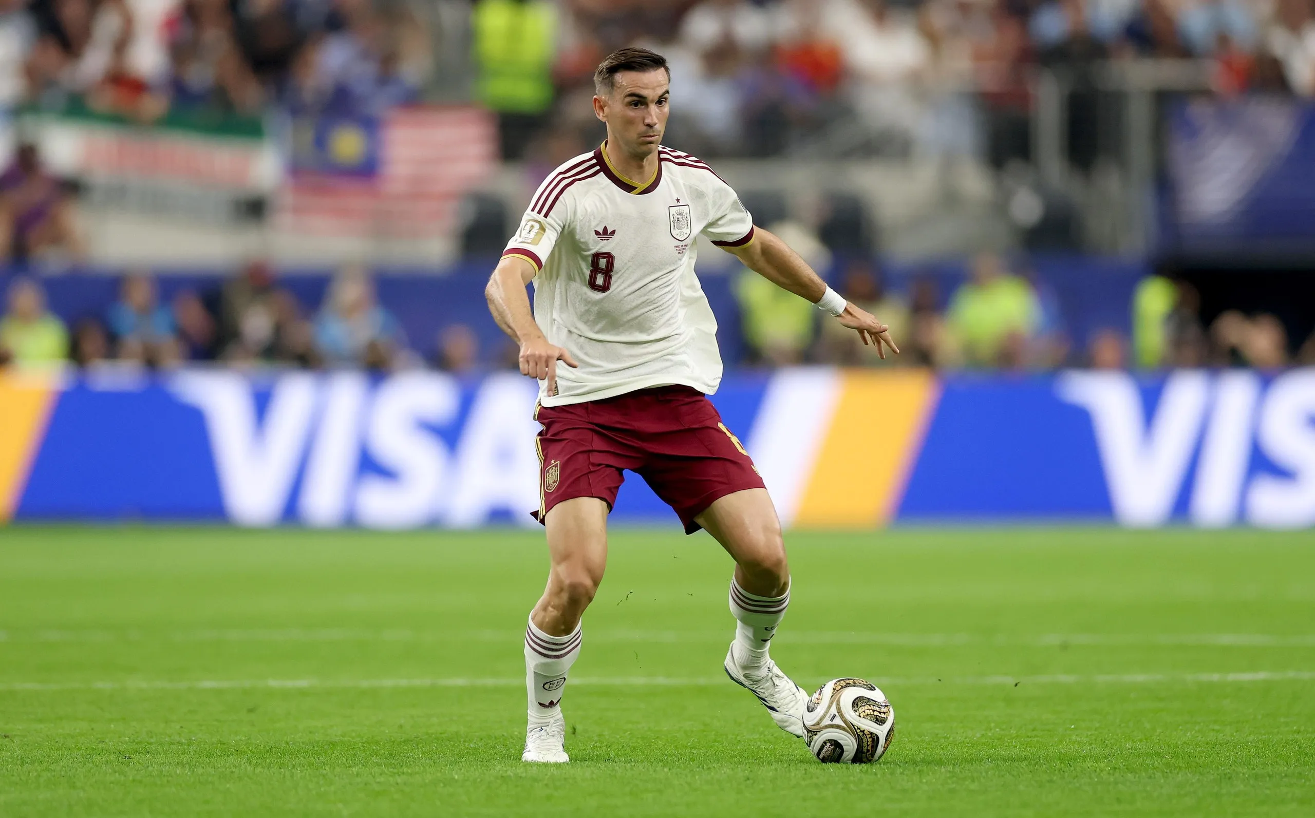 Fabián Ruiz in action against France