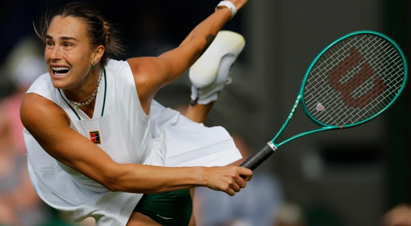 Aryna Sabalenka sees off wobble against qualifier to ease into second round