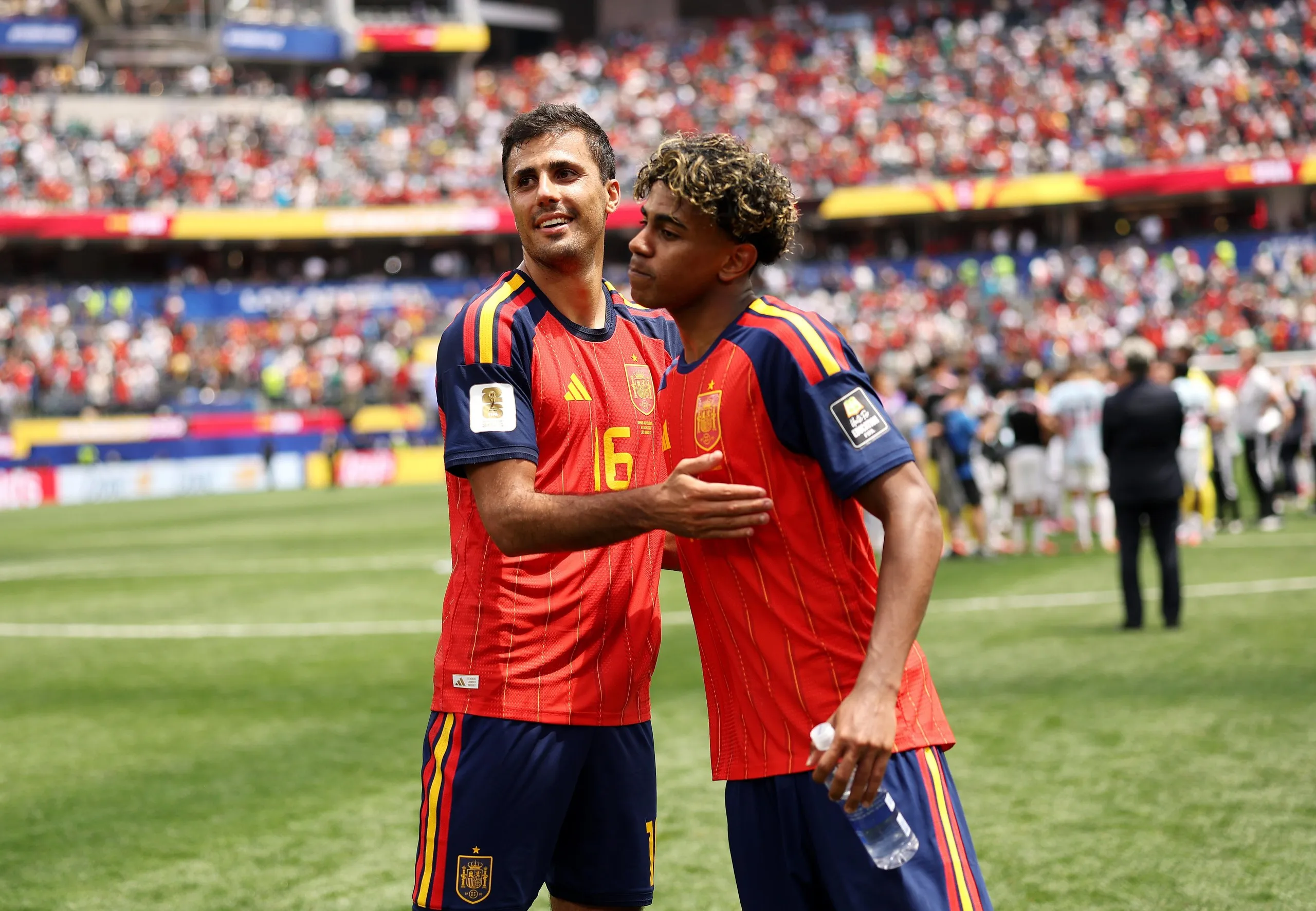 Rodri and Lamine Yamal quarter-final win over Belgium.